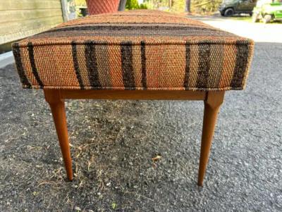 Harvey Probber Handsome X Long Bench Harvey Probber style Walnut Mid Century Modern