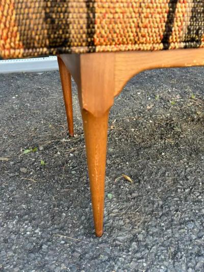 Harvey Probber Handsome X Long Bench Harvey Probber style Walnut Mid Century Modern