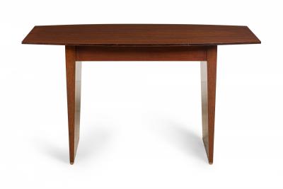 Harvey Probber Harvey Probber American Mid Century Boat Top Polished Walnut Writing Desk