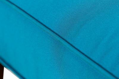 Harvey Probber Harvey Probber American Peacock Blue Gondola Mahogany Pull Up Side Chairs