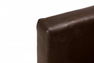 Harvey Probber Harvey Probber AmericanBrown VinylSwivel Cube Lounge Armchair