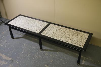 Harvey Probber Harvey Probber Asian Style Coffee Table With Terrazzo Inlays