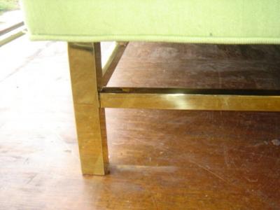 Harvey Probber Harvey Probber Bronze Base Sofa