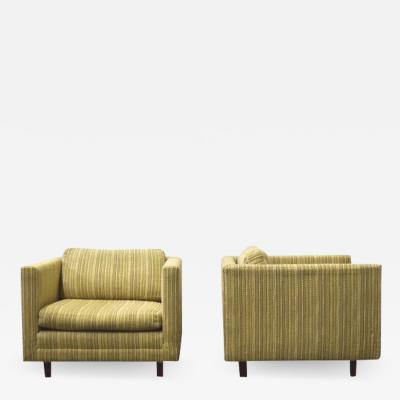 Harvey Probber Harvey Probber Cube Lounge Chairs
