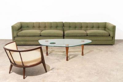 Harvey Probber Harvey Probber Deep Tufted Sectional from the Nuclear Sert Series Early 1950s