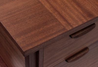 Harvey Probber Harvey Probber Desk in Mahogany 1950s Signed 