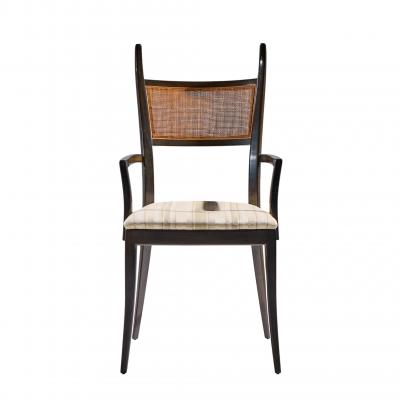 Harvey Probber Harvey Probber Gazelle Mid Century Ebonized Mahogany Dining Chairs Set of 6