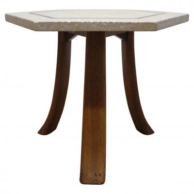 Harvey Probber Harvey Probber Hexagon Terrazzo Side Table