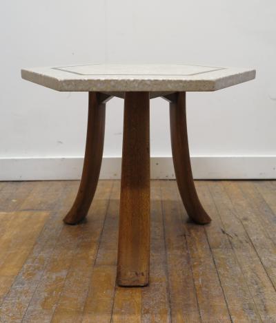 Harvey Probber Harvey Probber Hexagon Terrazzo Side Table
