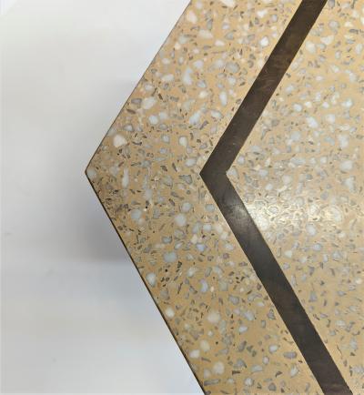Harvey Probber Harvey Probber Hexagon Terrazzo Side Table