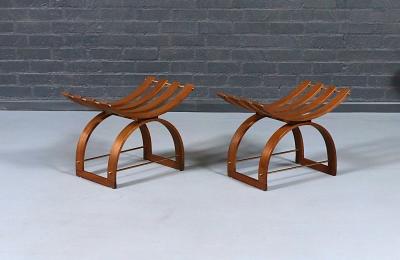 Harvey Probber Harvey Probber Knights Model 1173 Sculpted Benches
