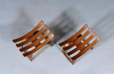 Harvey Probber Harvey Probber Knights Model 1173 Sculpted Benches