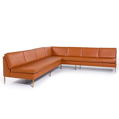 Harvey Probber Harvey Probber Mid Century Brass Sectional Sofa