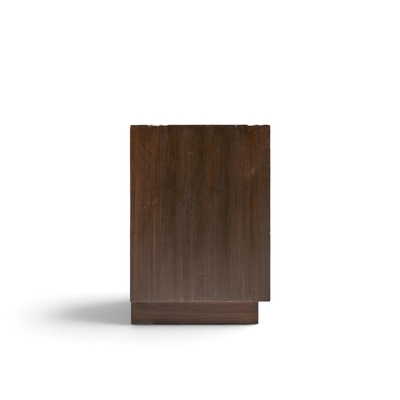 Harvey Probber Harvey Probber Mid Century Brass and Mahogany Credenza