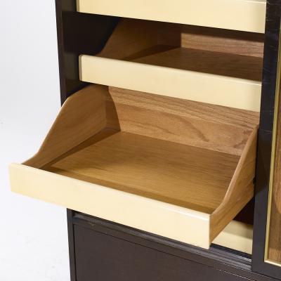 Harvey Probber Harvey Probber Mid Century Rosewood and Mahogany Armoire Highboy Dresser