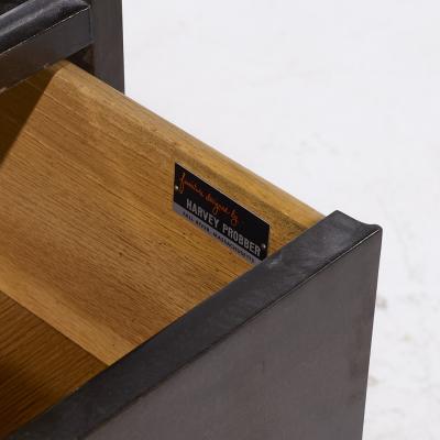 Harvey Probber Harvey Probber Mid Century Rosewood and Mahogany Armoire Highboy Dresser