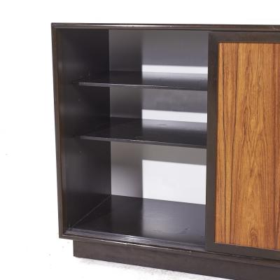 Harvey Probber Harvey Probber Mid Century Rosewood and Mahogany Credenza and Hutch