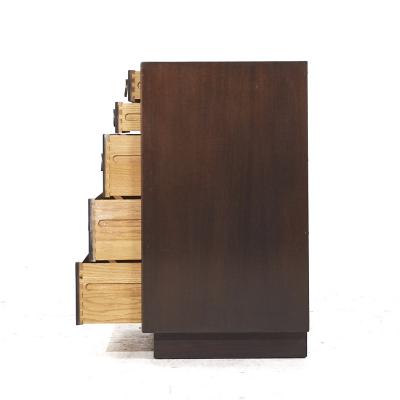 Harvey Probber Harvey Probber Mid Century Rosewood and Mahogany Credenza and Hutch
