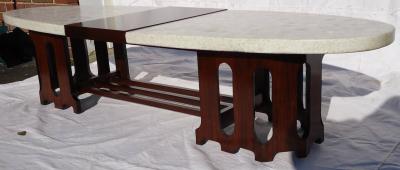 Harvey Probber Harvey Probber Mid Century Terrazzo Marble Top Coffee Table circa 1955