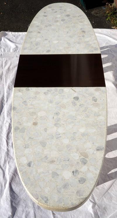 Harvey Probber Harvey Probber Mid Century Terrazzo Marble Top Coffee Table circa 1955