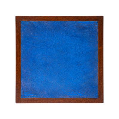 Harvey Probber Harvey Probber Set of 3 Coffee Tables with Enamel on Copper Tops 1950s