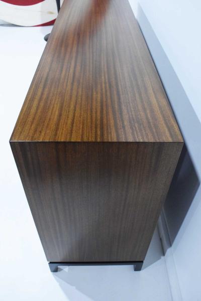 Harvey Probber Harvey Probber Signed Sideboard in Mahogany with Gold Trim 1960s
