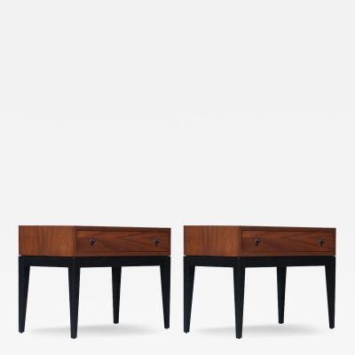 Harvey Probber Harvey Probber Walnut Night Stands