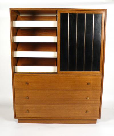Harvey Probber Leather Faced Probber Cabinet