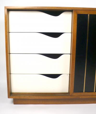 Harvey Probber Leather Faced Probber Cabinet