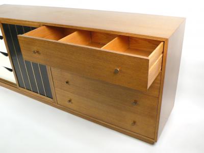 Harvey Probber Leather Faced Probber Cabinet