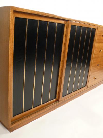 Harvey Probber Leather Faced Probber Cabinet