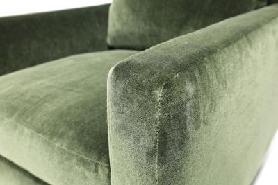 Harvey Probber Lounge Chairs Harvey Probber Style in Forest Green Mohair