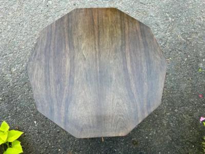 Harvey Probber Magnificent Harvey Probber Decagon Bar Cabinet Table Mid Century