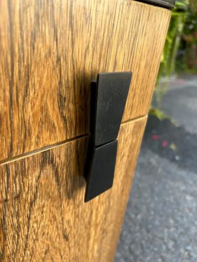 Harvey Probber Magnificent Harvey Probber Decagon Bar Cabinet Table Mid Century