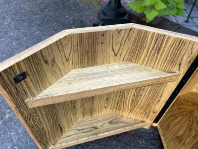Harvey Probber Magnificent Harvey Probber Decagon Bar Cabinet Table Mid Century