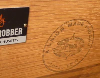 Harvey Probber Matching Pair of Three Drawer Chests by Harvey Probber