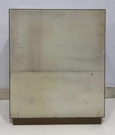 Harvey Probber Mid century Modern Harvey Probber Tall Chest Bleached Mahogany and Cane