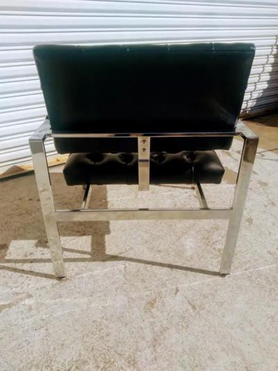 Harvey Probber Milo Baughman for Thayer Coggin Leather Lounge Chair
