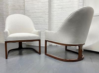 Harvey Probber Pair Mid Century Modern Sculptural Side Chairs