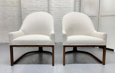 Harvey Probber Pair Mid Century Modern Sculptural Side Chairs