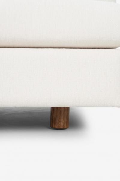 Harvey Probber Pair of Harvey Probber Lounge Chairs reupholstered with Boucle