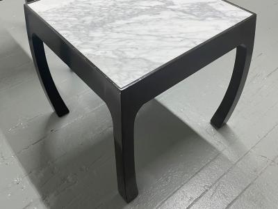 Harvey Probber Pair of Harvey Probber Marble Top End Tables