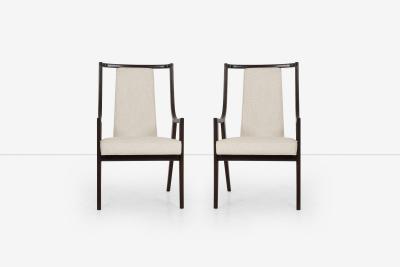 Harvey Probber Pair of Harvey Probber Saber Leg Pull Up Chairs 1960s