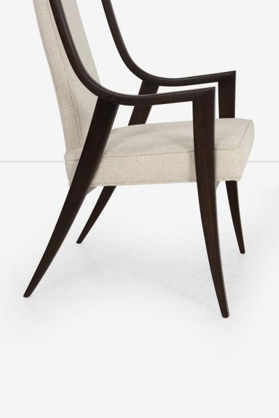 Harvey Probber Pair of Harvey Probber Saber Leg Pull Up Chairs 1960s