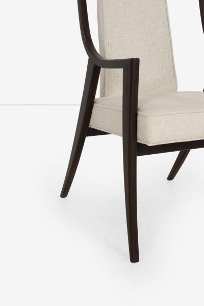 Harvey Probber Pair of Harvey Probber Saber Leg Pull Up Chairs 1960s
