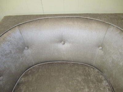Harvey Probber Pristine Pair of Probber Style Cube Club Chairs Chrome Base Mid Century Modern