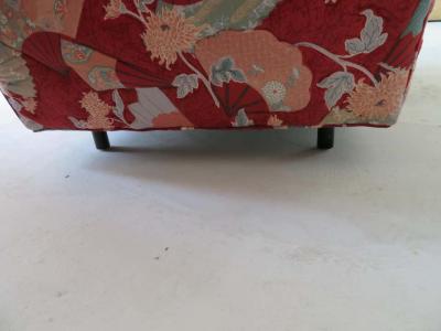 Harvey Probber Rare Pair of Harvey Probber Lounge Chairs and Ottoman Mid Century Modern