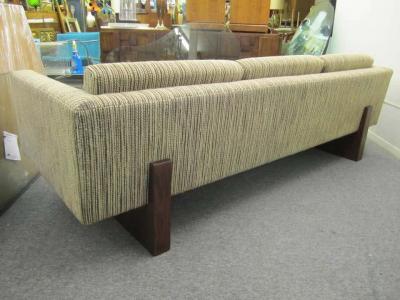Harvey Probber Rare Pair of Signed Harvey Probber Cube Lounge Chairs Mid Century Modern