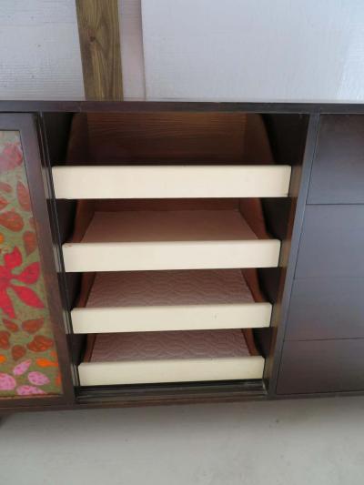 Harvey Probber Scrumptious Harvey Probber Enameled Door Credenza Mid Century Modern