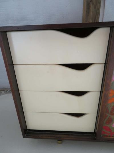 Harvey Probber Scrumptious Harvey Probber Enameled Door Credenza Mid Century Modern